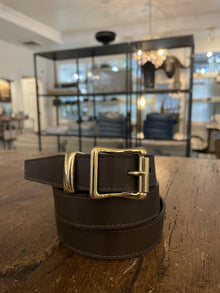  Kallmeyer Signature Leather Belt - Brown