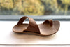 Thong Sandal in Tocu (Washed Dark Tan)