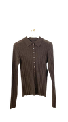 Lil' Boy Long Sleeve Tissue Cashmere Button Up Porcini