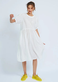  Shosh Puff Dress in Powder