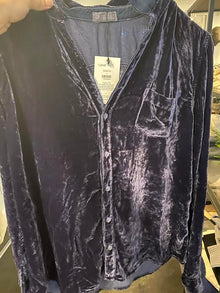  CP Shades Space Blue Velvet Sloane Shirt