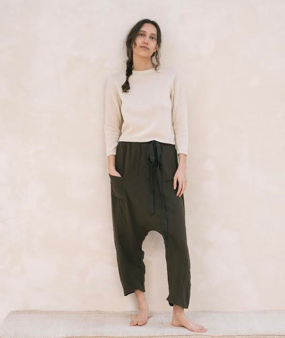 Sula Dirt Pant in Raven