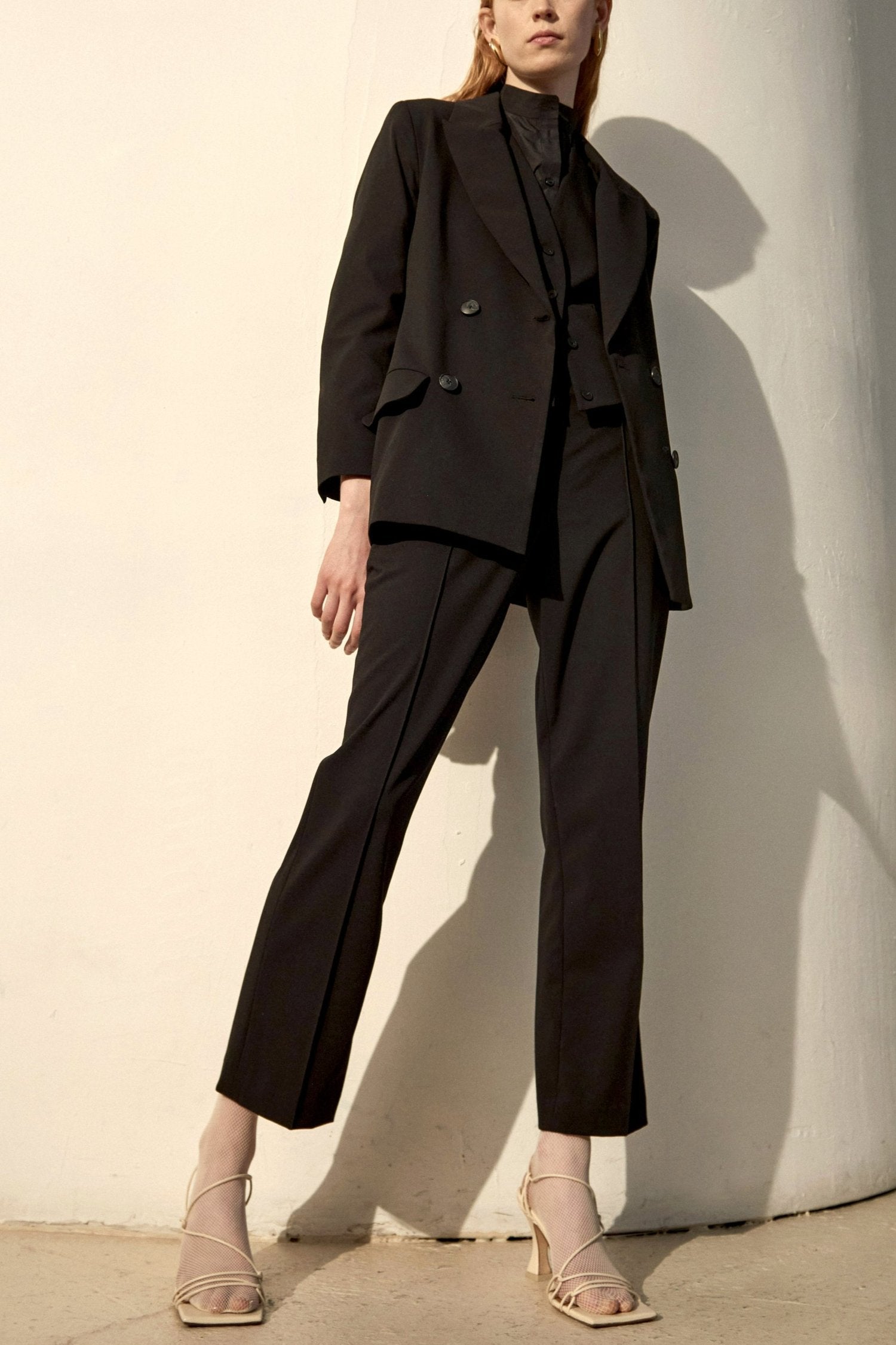 Kallmeyer Black Lightweight Helena Pintuck Pant found at Patricia in Southern Pines, NC