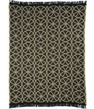 Bohemian Fringed Throw by The Oriole Mill