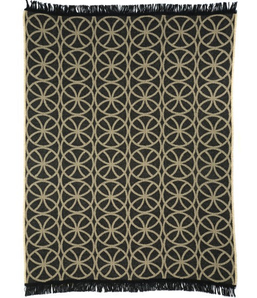 Bohemian Fringed Throw by The Oriole Mill