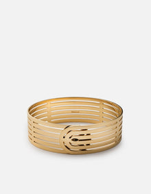  Miansai Polished Gold Plated Infinity Cuff