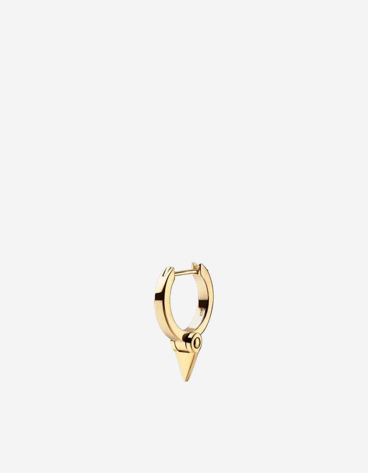 Miansai Trian Huggie Earring, Gold Vermeil