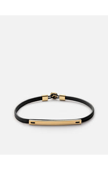  Miansai Nexus ID Leather Bracelet Black