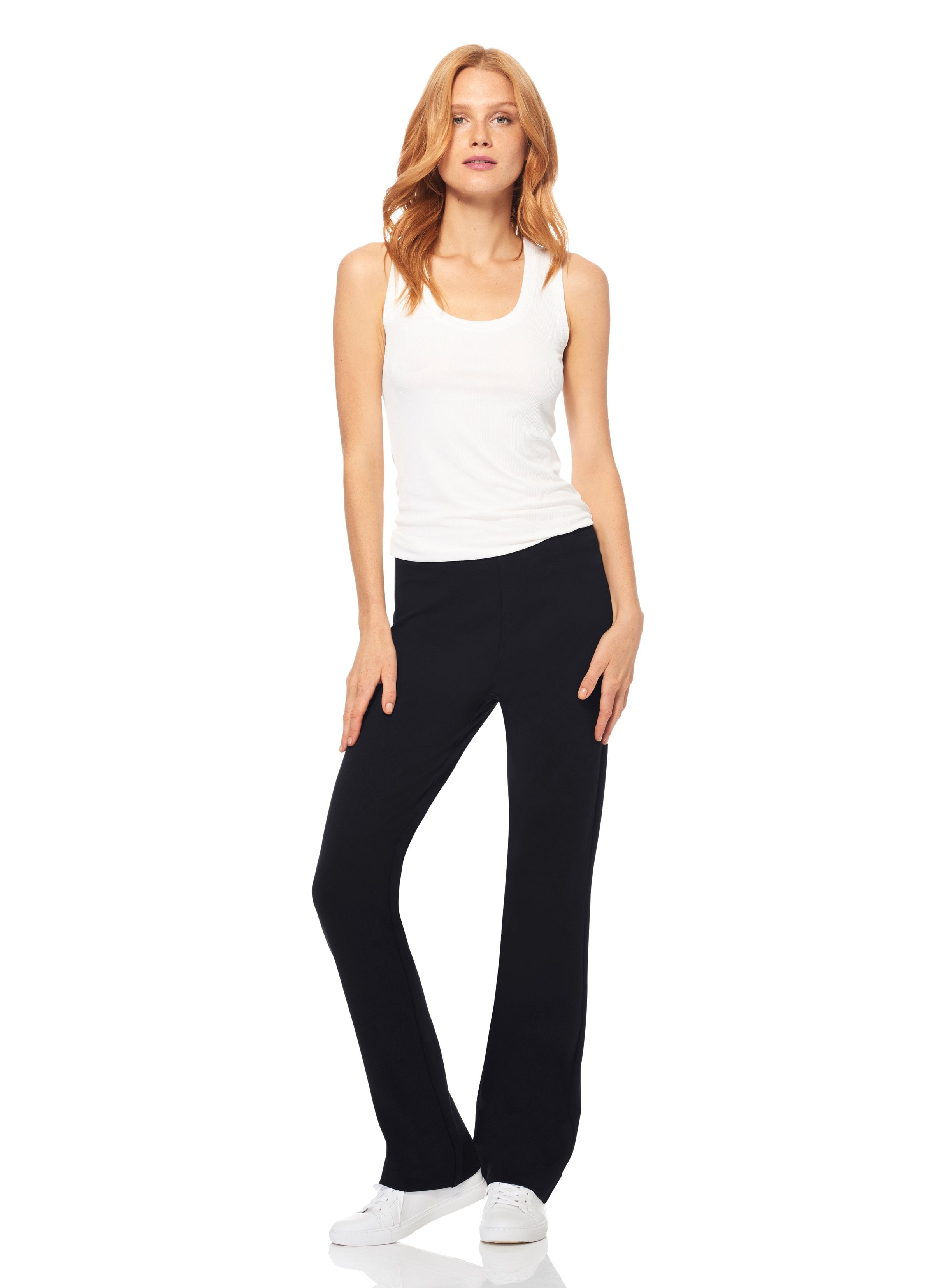 Ecru Navy New Sia Ponte pant found at PATRICIA in Southern Pines, NC