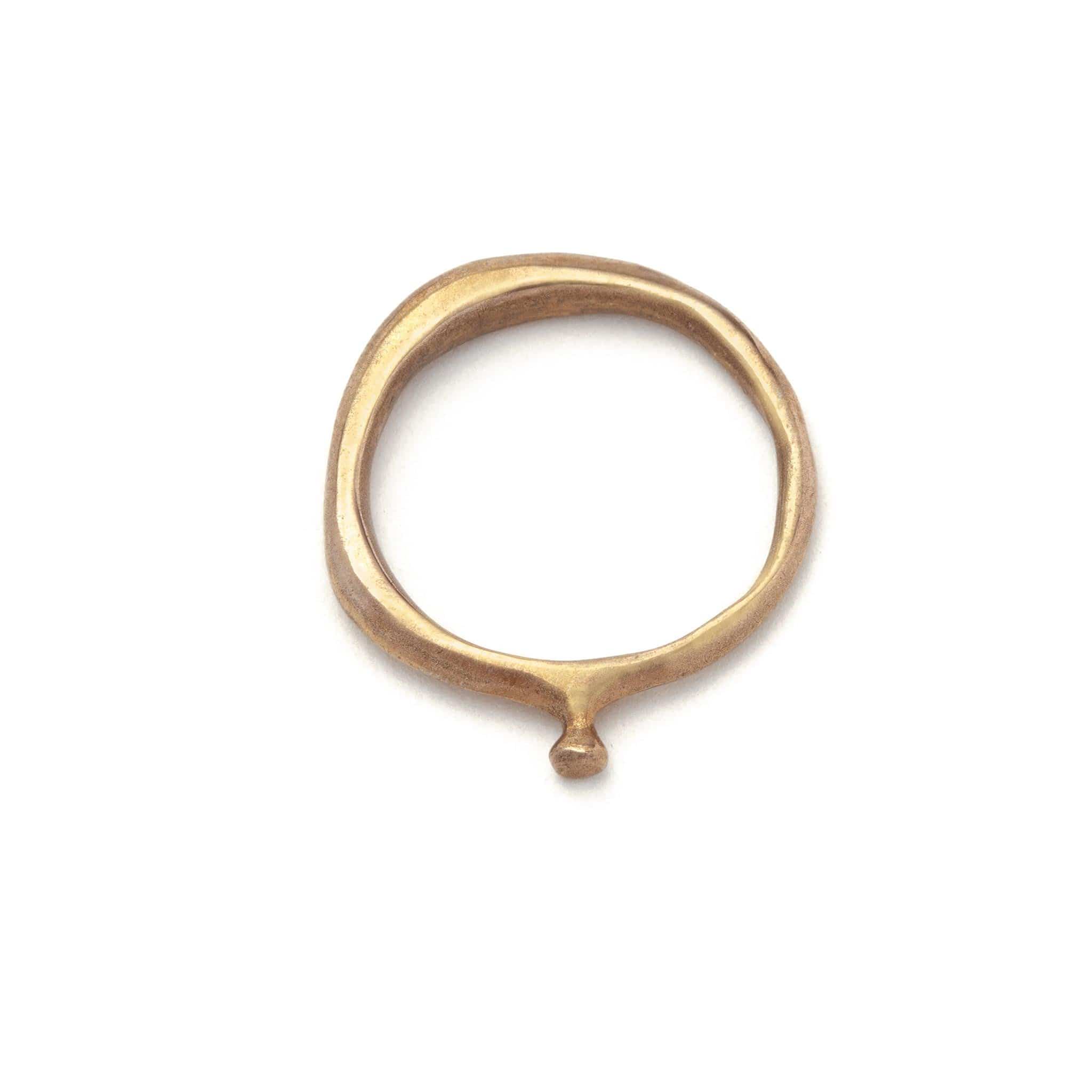 Julie Cohn Design Tiny Solitaire Bronze Ring