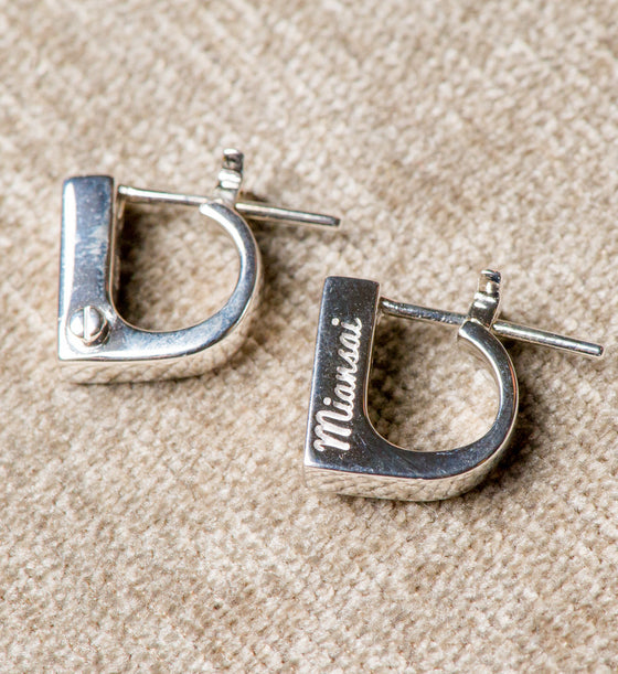 Miansai | Squared Huggie Sterling Silver