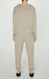 Brazeau Tricot Balmoral (Beige) Cashmere Jogger with Tie