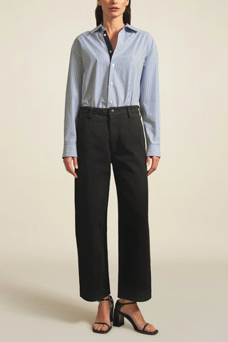 Kallmeyer Wide Leg Column Jean Jet Black