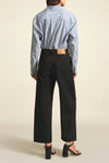 Wide Leg Column Jean Jet Black