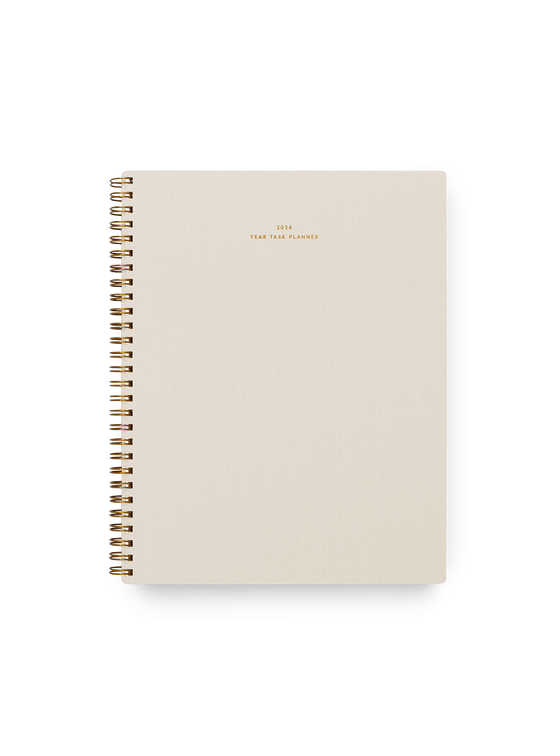 Appointed 2024 Year Task Planner: Natural Linen