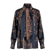 Sabina Savage "Cave Canem" Water/Ink Silk shirt found at PATRICIA in Southern Pines, NC