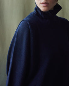  Kallmeyer Navy Oversized Cashmere Sweater