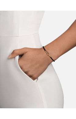 Miansai Knox Rope Bracelet Black/Gold