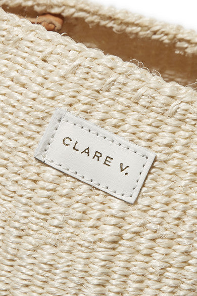Clare V. Kenya Woven bag w/ wallet