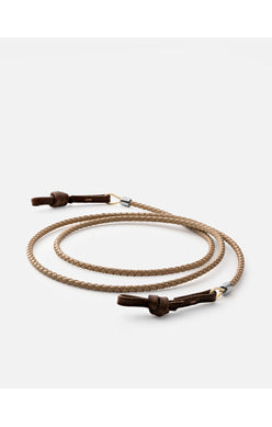 Miansai Nexus Braided Leather Sunglass Cord Natural