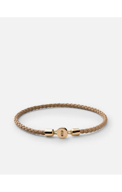 Miansai Nexus Leather Bracelet Natural