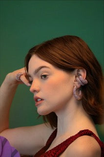 Susanna Vega Small Orange Ora Earcuff