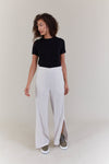 Shosh Ample Slit trouser in navy or bone found at PATRICIA in southern Pines, NC