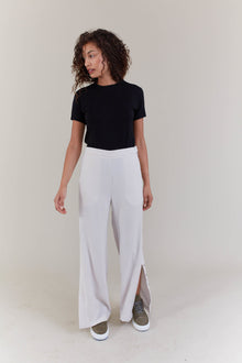  Shosh Ample Slit trouser in navy or bone found at PATRICIA in southern Pines, NC