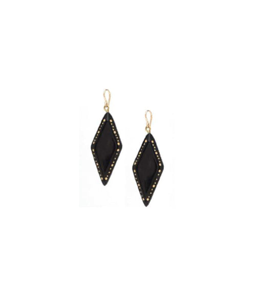 Ashley Pittman Kaimu Earring in Dark Horn