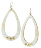 Ashley Pittman Chozi Earring Light Horn