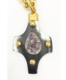  Ashley Pittman Kasha Pendant Dark Horn