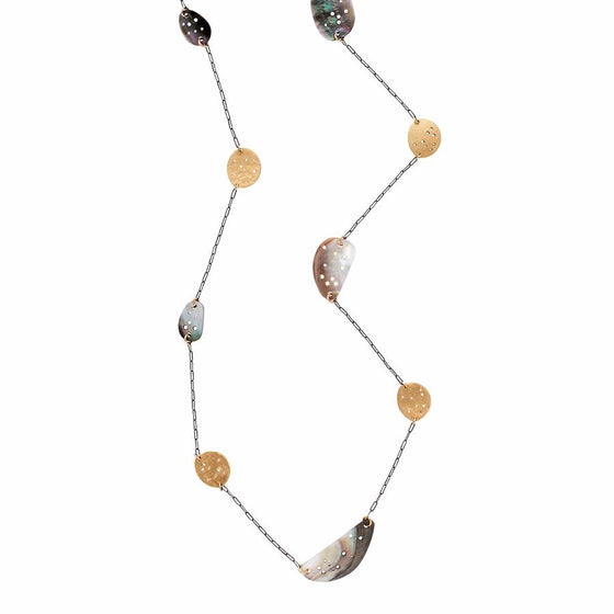 Julie Cohn Abalone Chain Necklace