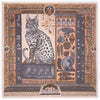 Sabina Savage "Bastet's Bounty" Wool and Silk Rose/Pewter Scarf