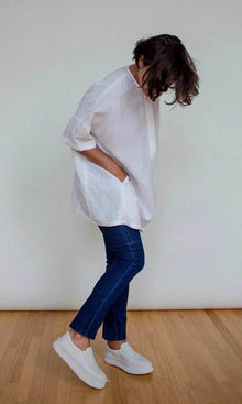  Shosh Linen Blend Big Pocket Tunic