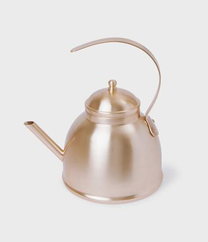 Rose and Fitzgerald Brushed Gold Kettle