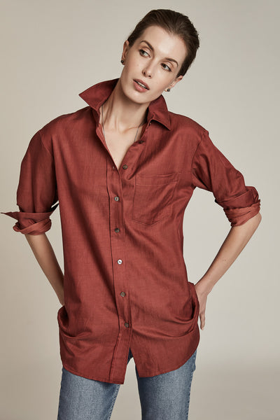 Harshman Byron Shirt Marsala
