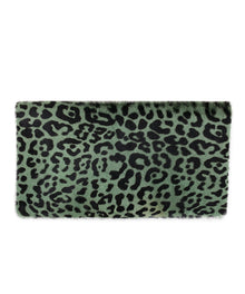  Clare V. Agave Leopard Foldover Clutch available at PATRICIA