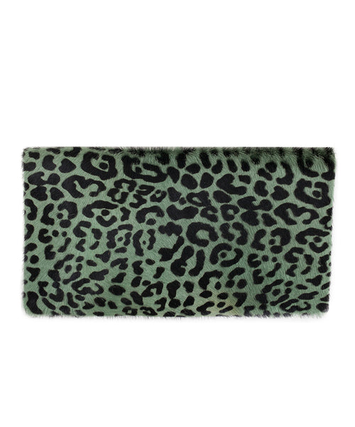 Clare V. Agave Leopard Foldover Clutch available at PATRICIA