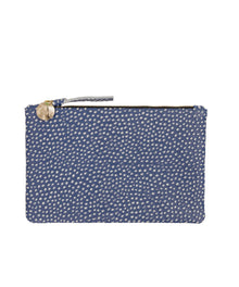  Clare V. Wallet Clutch Blue Dapple