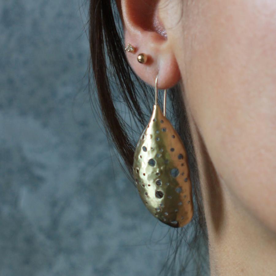 Julie Cohn Bronze Cocoon Earrings