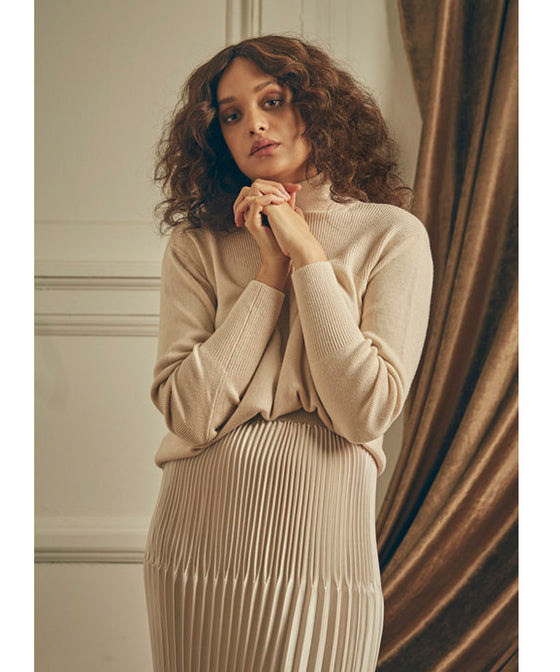 Kallmeyer Cuore top in tan