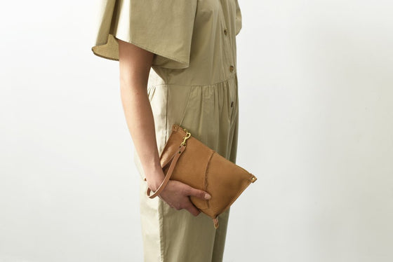8.6.4 Design Small Tan Leather Clutch