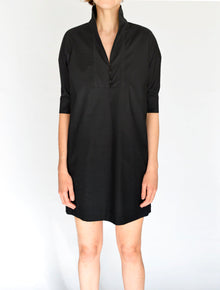  Kallmeyer Mockneck Dress in Black