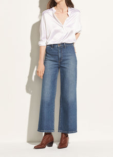  Vince Cropped Denim pant in vintage indigo found at PATRICIA in southern Pines, NC