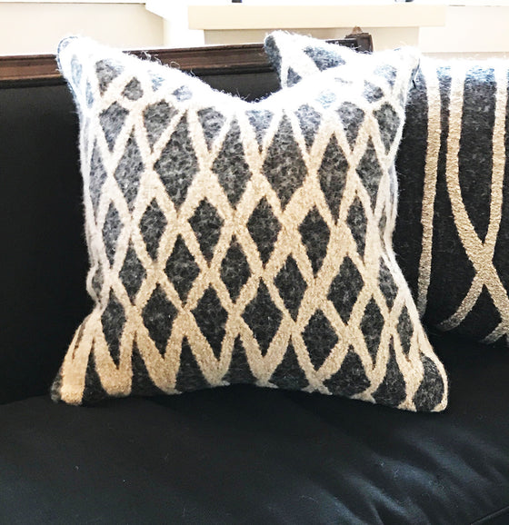 Diamond Verso Pillow by The Oriole Mill