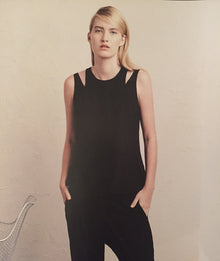  Emerson Fry Cut Out Top Jet Silk