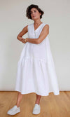 Shosh White Linen Easy Dress