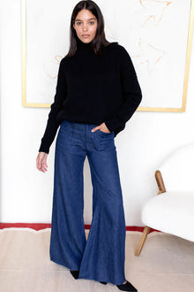  Emerson Fry Wide Leg Tulip Pant Indigo