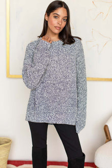  Emerson Fry Ryan Heavy Sweater Marled Ivory & Navy
