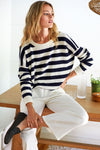 Emerson Fry Carolyn Sweater French Stripe